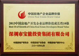 寶能集團入圍中國房地產(chǎn)品牌價值成長性10強，北京品牌管理策略再獲認可